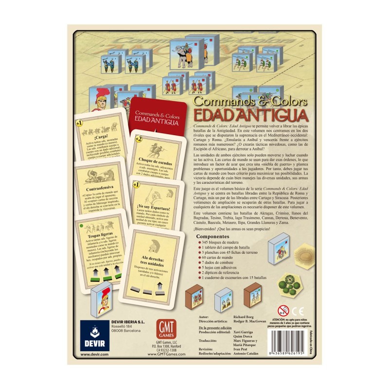 Commands and Colors: Edad Antigua