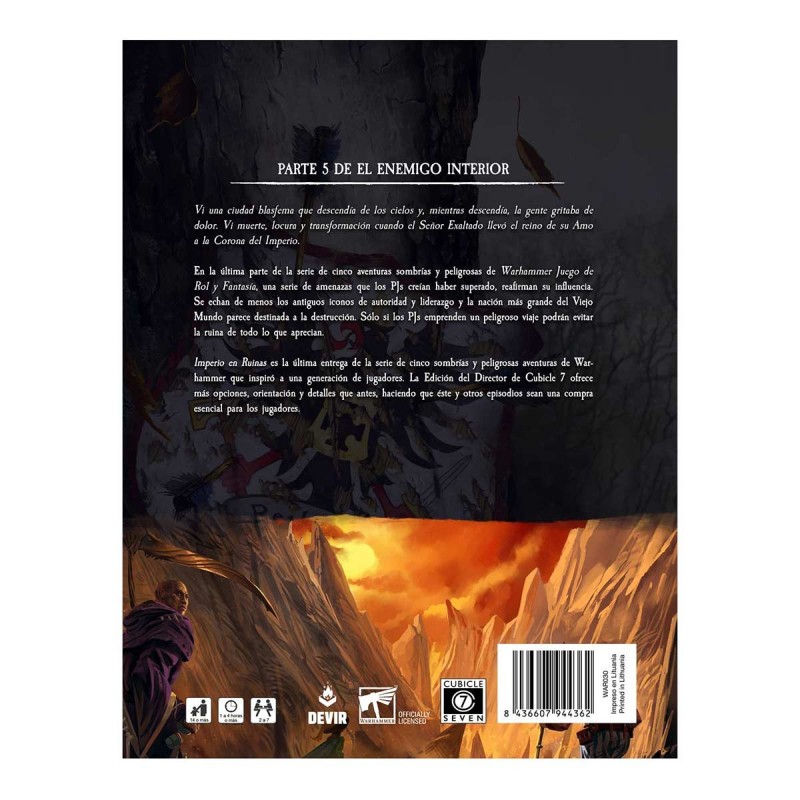 Warhammer 4ª ed. - El Imperio en ruinas - aventura