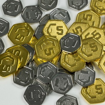 Monedas metálicas: Cibercréditos Deluxe - Skymines