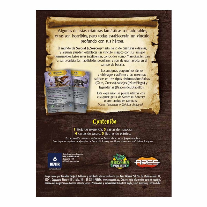 Sword & Sorcery: Crónicas Antiguas - Mascotas caóticas