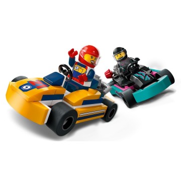 LEGO-60400 Karts y Pilotos de Carreras