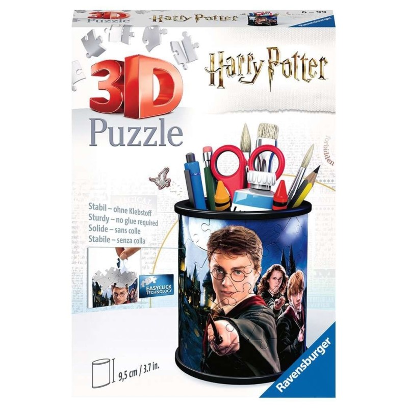 Puzzle 3D - Shaped: Portalápices Harry Potter