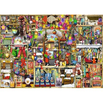 Puzzle 1000 Pz - Christmas Cupboard, Colección Colin Thompson