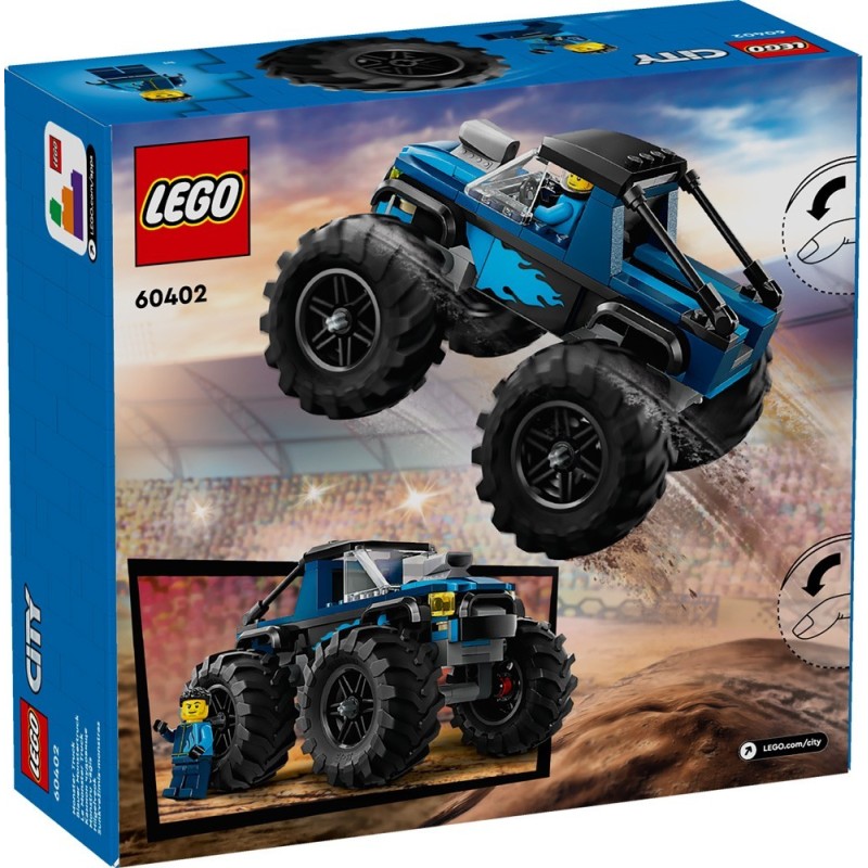 LEGO-60402 Monster Truck Azul