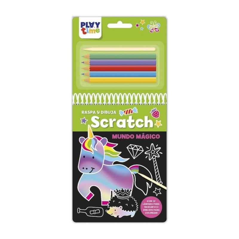 RASPA Y DIBUJA SCRATCH MUNDO MÁGICO