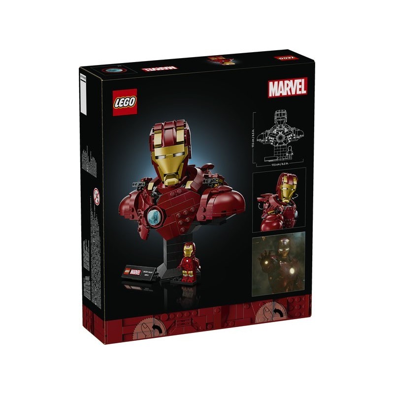 LEGO MARVEL - BUSTO DE IRON MAN MK4