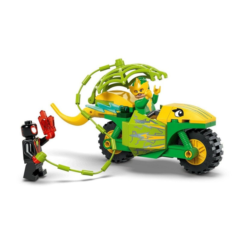 LEGO MARVEL - SPIN Y ELECTRO DUELO DE VEHICULOS DINOSAURIO