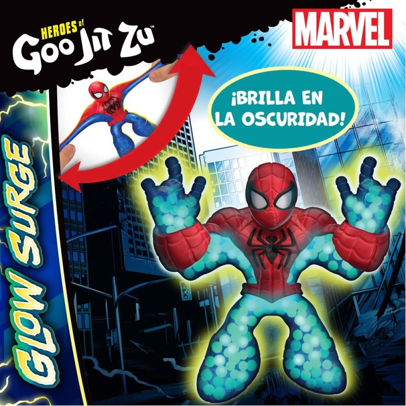 GOO JIT ZU MARVEL - SPIDERMAN BRILLA EN LA OSCURIDAD