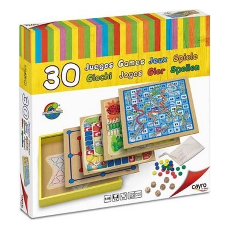 CAJA 30 JUEGOS CLASICOS(MADERA FSC) (SPANISH)