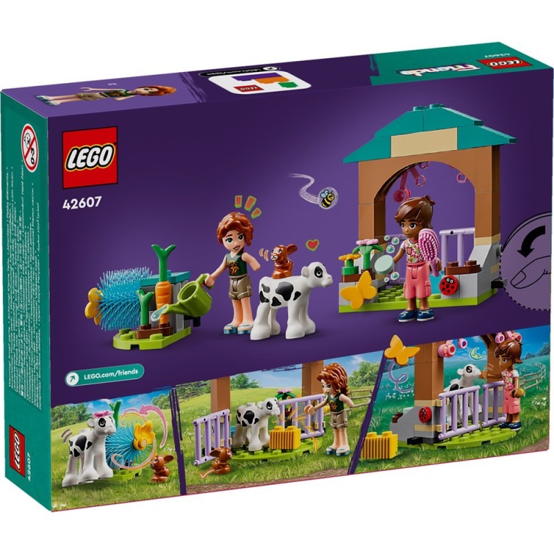 LEGO-42607 Cobertizo del Ternero de Autumn