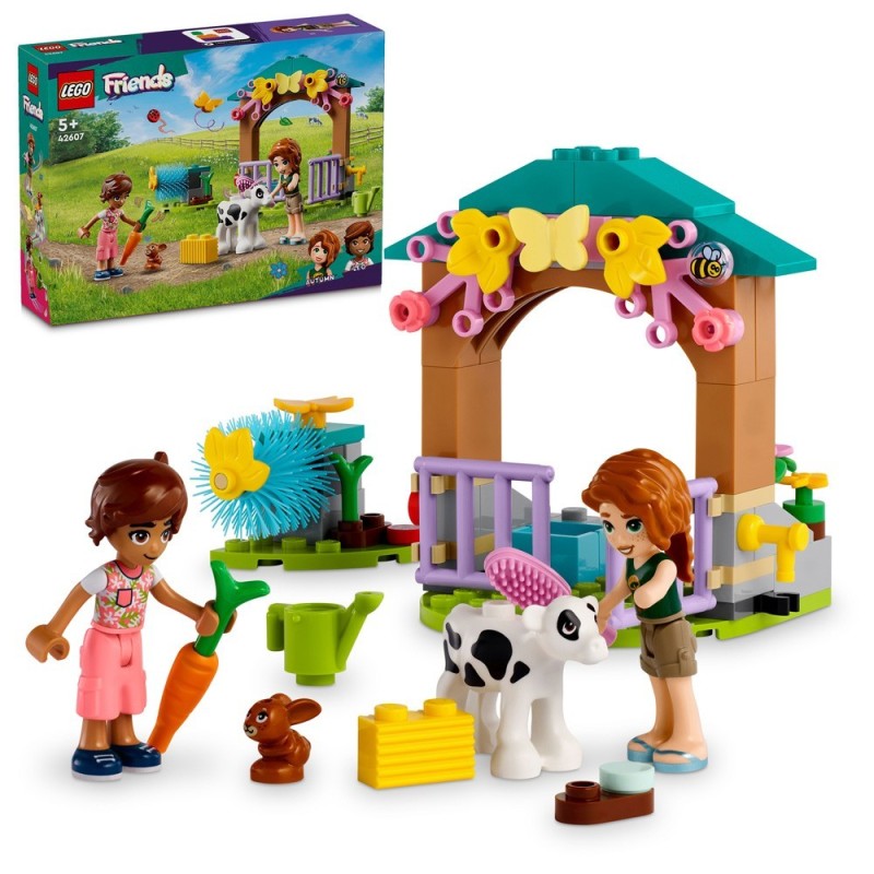 LEGO-42607 Cobertizo del Ternero de Autumn