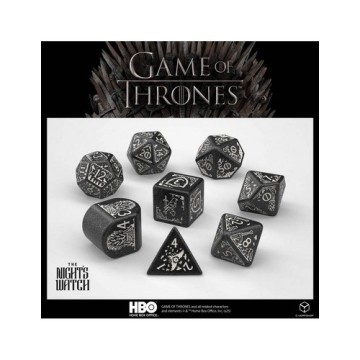 QW DICE SET GAME OF THRONES NIGHT WATCH (7)
