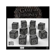 QW DICE SET D6 GAME OF THRONES NIGHT WATCH (10)