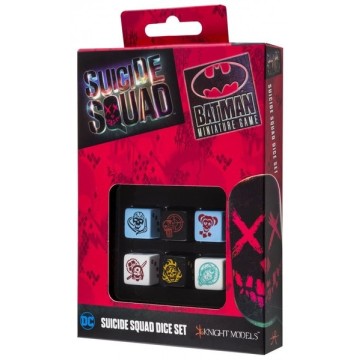 BATMAN MINIATURE GAME - D6 SUICIDE SQUAD SET (6)