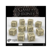 QW DICE SET D6 GAME OF THRONES STARK (10)