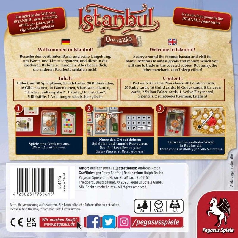 Choose & Write - Istanbul (ENG/DE)