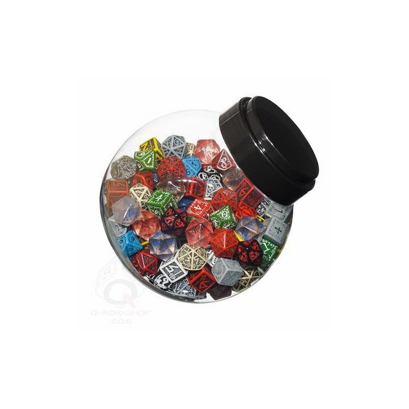 JAR OF DICE WITH D6, D10, D20 (150)
