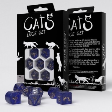 QW MEOWSTER CAT DICE SET