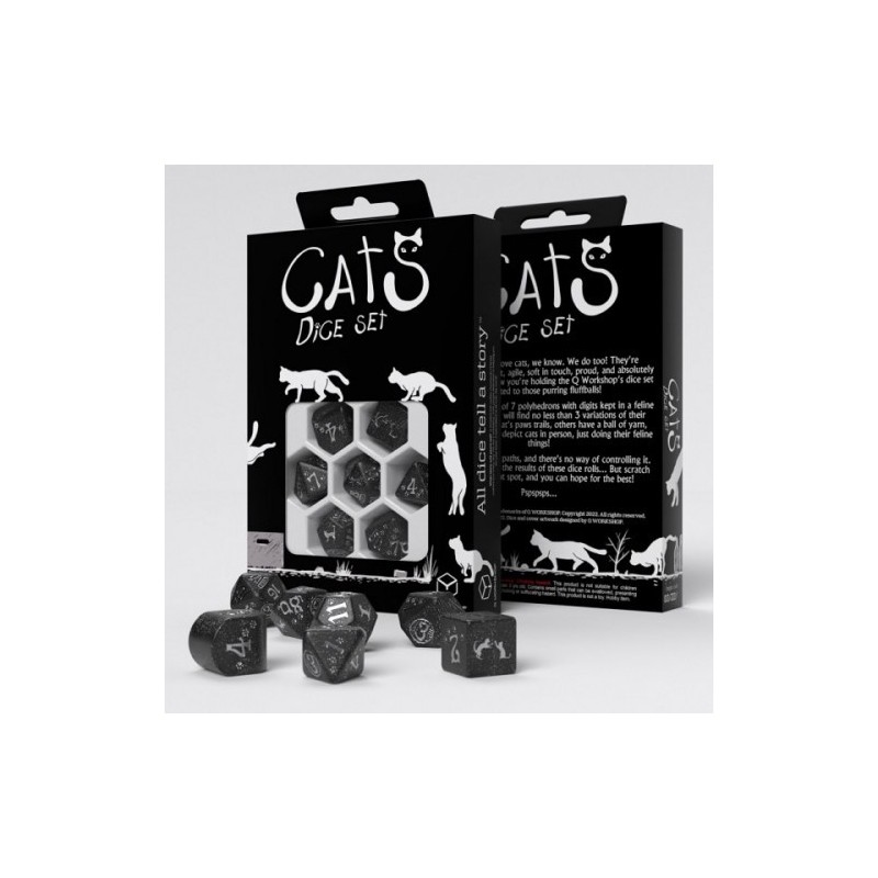 QW WAFFLE CAT DICE SET