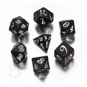 RPG DICES CLASSIC SET BLACK (7)