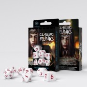 QW DICE SET RUNIC WHITE Y RED (7)