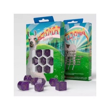 QW ZIPPY LLAMA DICE SET (7)
