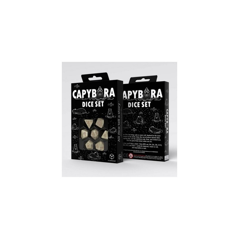 QW CAPYBARA SET DICE SLEEPY