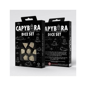 QW CAPYBARA SET DICE SLEEPY