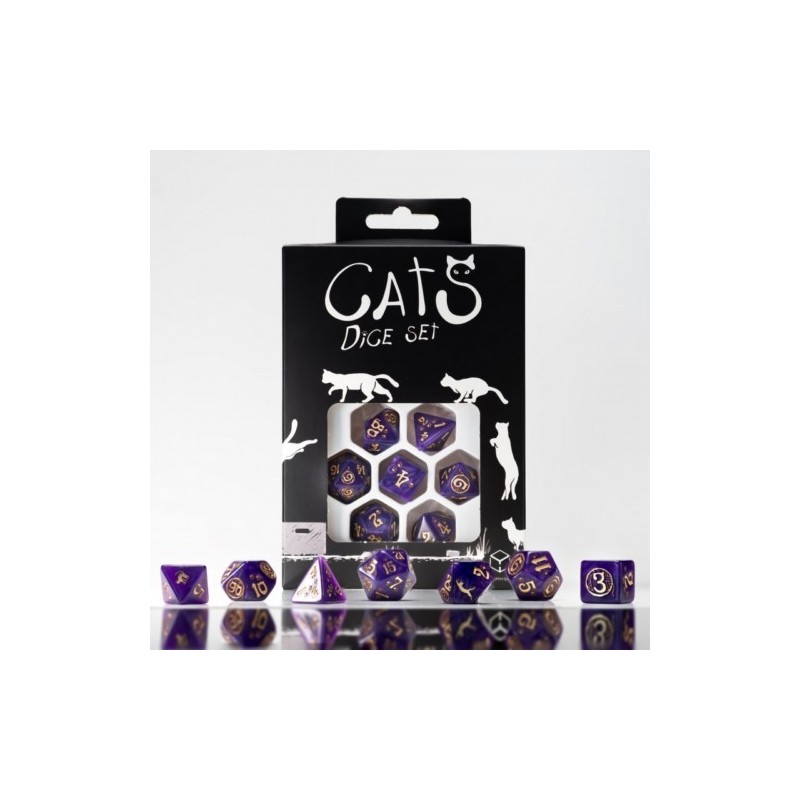 QW CATS DICE SET PURRITO