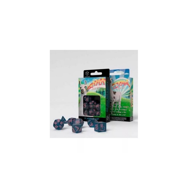 QW DADOS SET LLAMA PINK & BLUE (7)