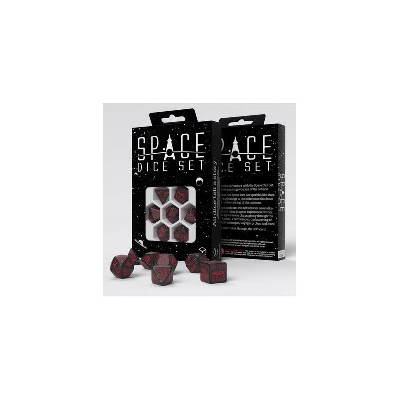 QW VOYAGER SPACE DICE SET (7)