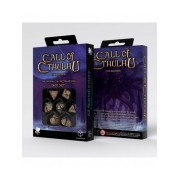 QW CTHULHU 7TH DICE SET GOLD BLUE GREEN