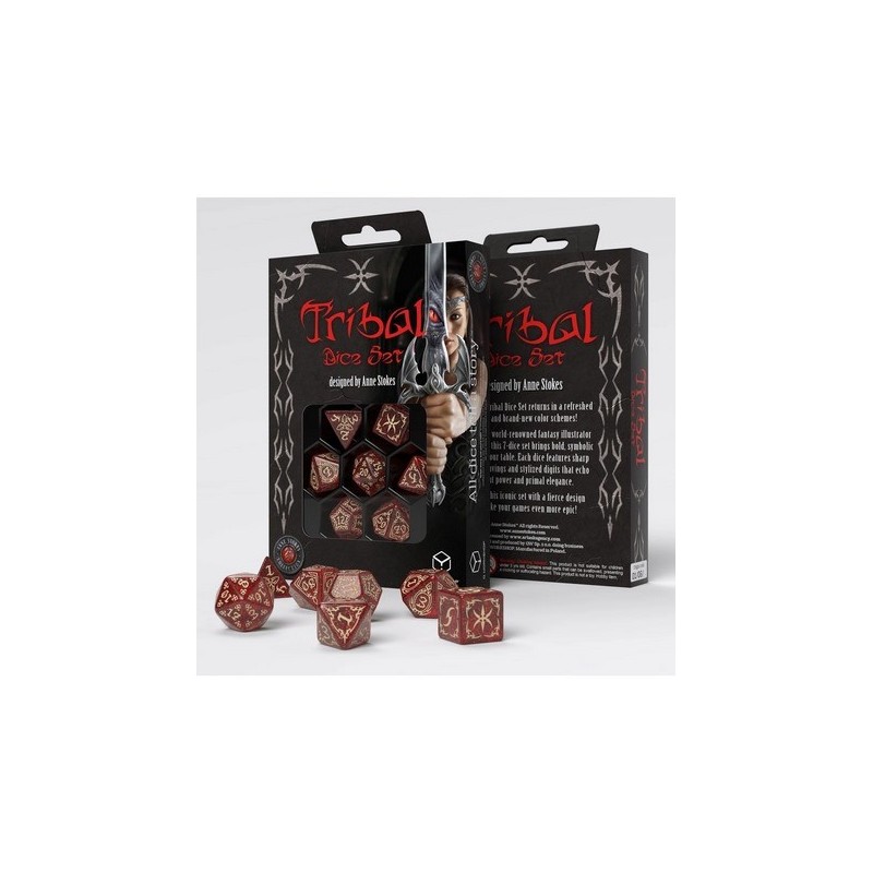 QW DICE TRIBAL SET SHIMMER RED (ENGLISH) (7)