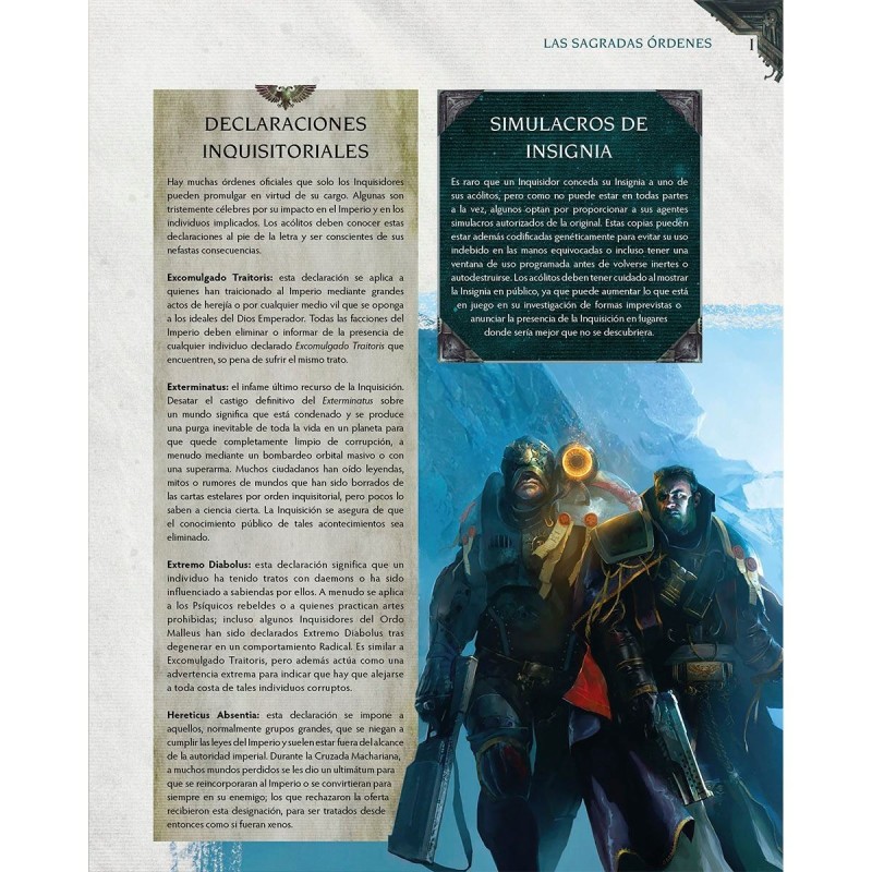 (PREPEDIDO) WARHAMMER 40.000 IMPERIUM MALEDICTUM - GUIA DE JUEGO DE LA INQUISICION