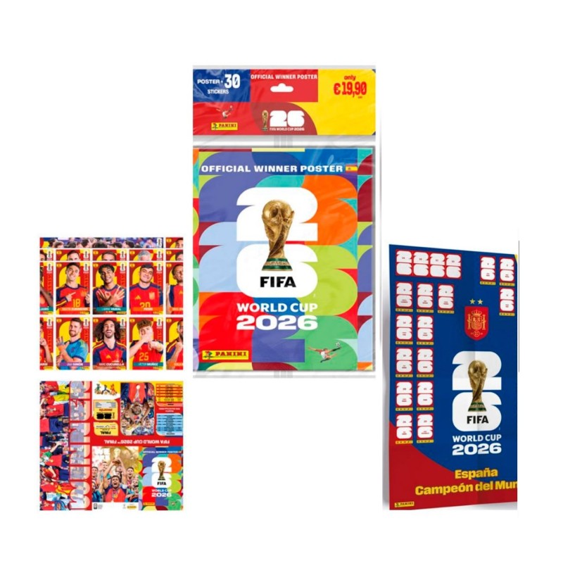 Winner Póster World Cup 2026 - Panini Cromos