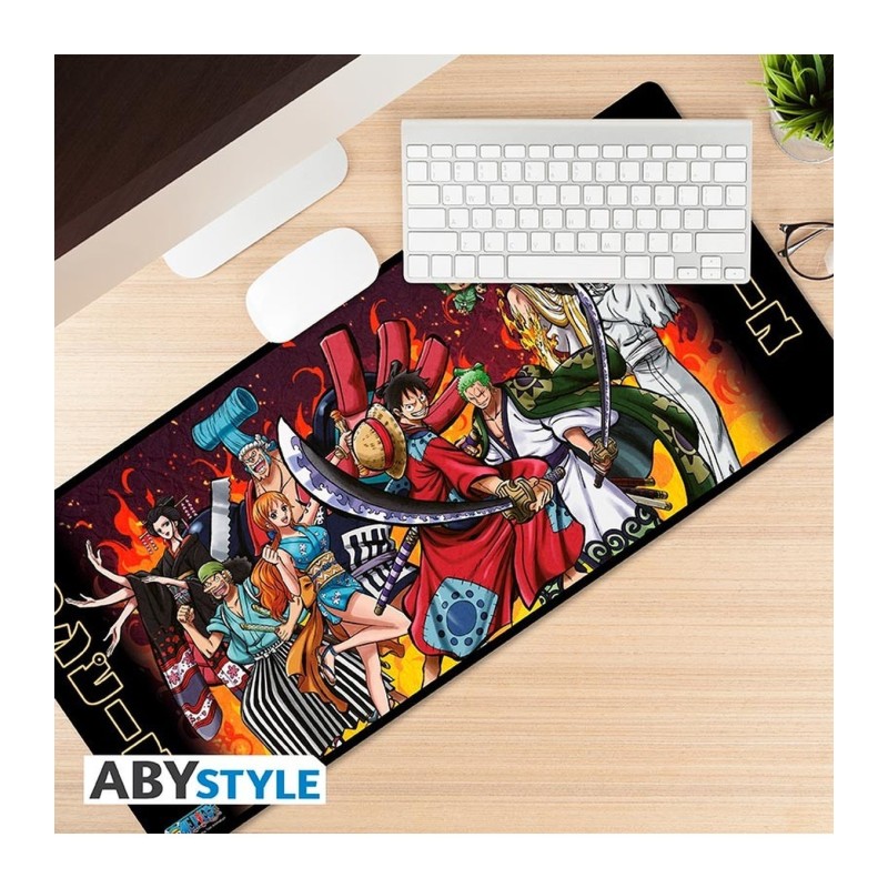 Tapete Extended Size Batalla en Wano 90x40 One Piece - ABYstyle