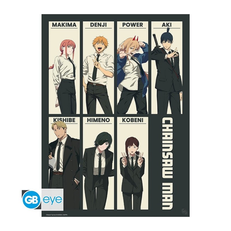 Póster Cazadores de demonios 52x38 Chainsaw Man - ABYstyle