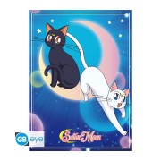 Póster Sailor Moon y los gatos 52x38 Sailor Moon - ABYstyle