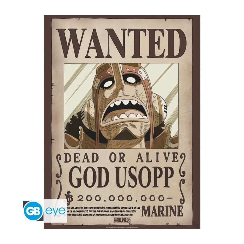 Póster Usopp y Franky 52x38 One Piece - ABYstyle