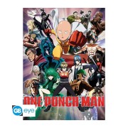 Póster Saitama y Genos 52x38 One Punch Man - ABYstyle