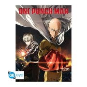 Póster Saitama y Genos 52x38 One Punch Man - ABYstyle
