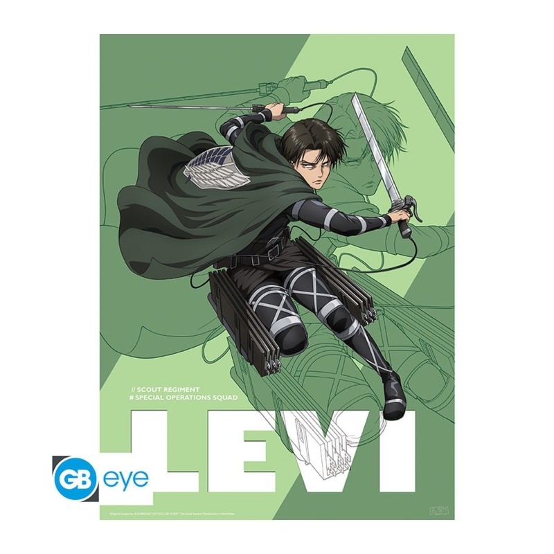Póster Set 1 52x38 Attack on Titan - ABYstyle