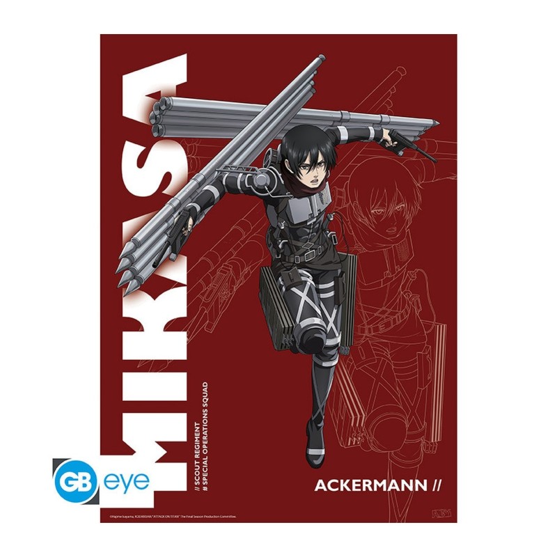 Póster Set 1 52x38 Attack on Titan - ABYstyle