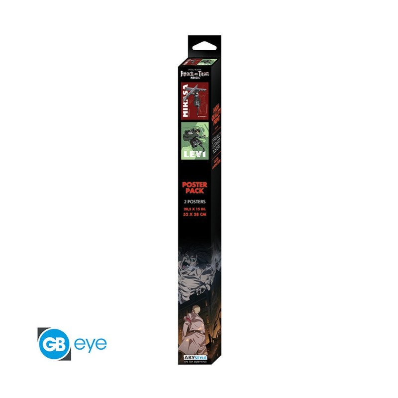 Póster Set 1 52x38 Attack on Titan - ABYstyle