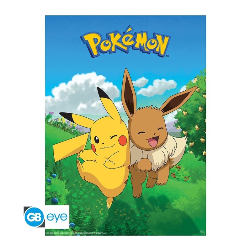 Póster Escenarios 52x38 Pokémon - ABYstyle