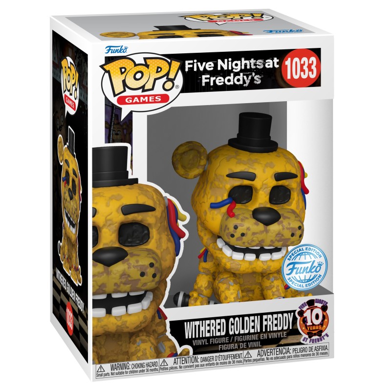 Funko Pop! Vinyl Withered Golden Freddy - Five Night at Freddy's
