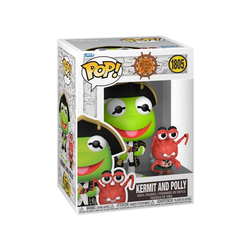 Funko POP! Vinyl & Buddy Kermit and Polly (Muppet Treasure Island) - The Muppets
