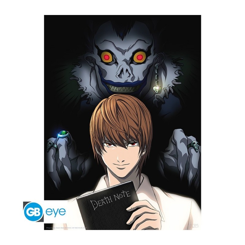 Póster Light y Death Note 52x38 Death Note - ABYstyle