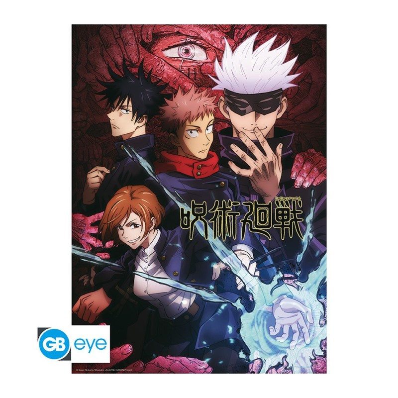 Póster Grupo y escuelas 52x38 Jujutsu Kaisen - ABYstyle