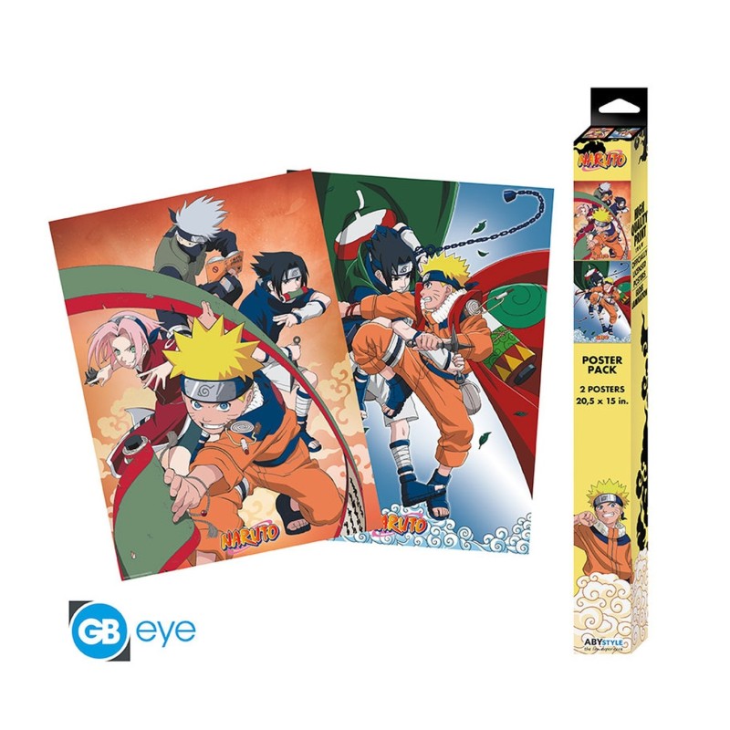 Póster Equipo 7 52x38 Naruto - ABYstyle